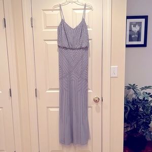 Adrianna Papell beaded formal gown, new